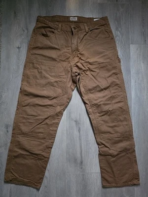 C.E. Schmidt Workwear Brown Tan Utility Heavy Duty Work Pants Mens Size 36x30 - Image 1 of 4