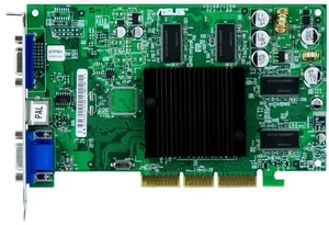 ASUS Nvidia GEFORCE4 MX 440-8X 128MB V9180/2CT/P/128M / 4MBO - Picture 1 of 2