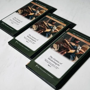 Great Courses The Genius of Michelangelo 3 Parts on DVD Only 1 Book for Part 3 - Bild 1 von 4