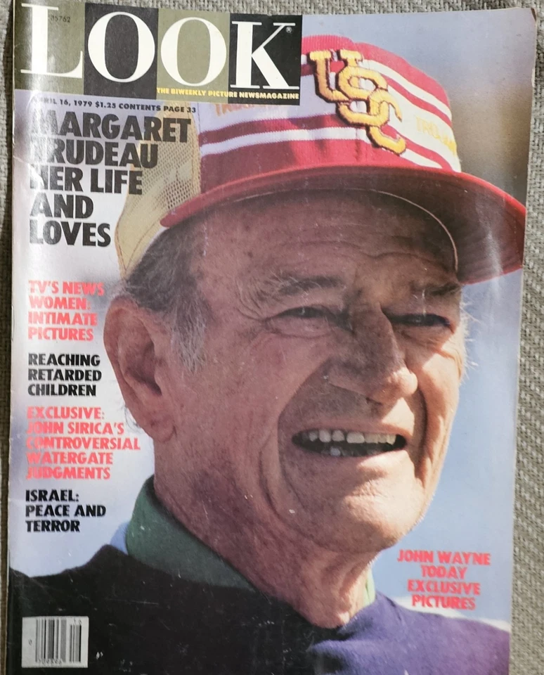 Look Magazine John Wayne April 16 1979  - Image 1 of 2
