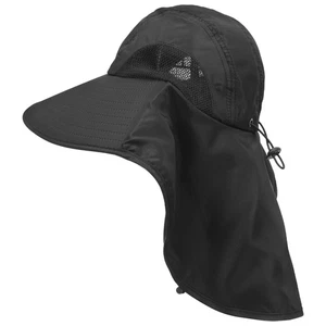 Cappello Sole Uomo Running Estivo Protezione UV Berretto Spiaggia Tesa Larga Visiera Pesca - Foto 1 di 12