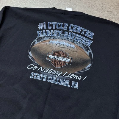 Sudadera Harley Davison Penn State Nittany Lions Fútbol Cuello Redondo Talla 3XL Foto 1 de 4