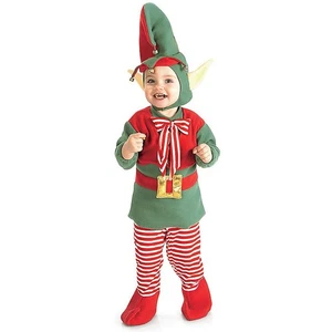 Disfraz de bebé elfo bebé/niño pequeño Navidad Santa's Lil' ayudante traje bebé - Imagen 1 de 1