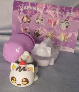 NUEVO Aphmau Mystery MeeMeows Ice Cream Treat Squishy Figura Vainilla Gato NIOB - Imagen 1 de 4