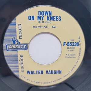 Walter Vaughn Down on my Knees / Sally Pearl 7" 45rpm vg+ Vinyl 60s Record 45 - Picture 1 of 2