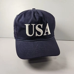 Official USA 45 Trump Mega Cali Fame Blue Snapback Hat One Size - Picture 1 of 9
