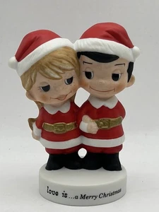 Love Is "A Merry Christmas" Figur 1970 Schmid Weihnachtsmann 4" groß - Bild 1 von 5