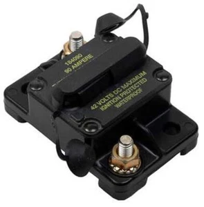 Cooper Bussman 0-42 VDC 90 Amp Circuit Breaker Fits Manual Type III CB184F90 - Picture 1 of 2