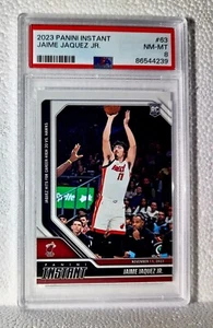 Jaime Jaquez Jr. 2023-24 Panini #63 NBA Rookie Card Heat 1 of 183 PSA 8 NM-Mint - Picture 1 of 4