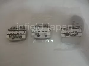 Genuine Nissan Infiniti 350Z G35 Accelerator Brake Clutch Pedal Pad Set F/S - Picture 1 of 5