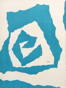 JEAN (HANS) ARP original woodcut 15 x 11" Derrière Le Miroir 1950 DLM 03302 - Picture 1 of 4