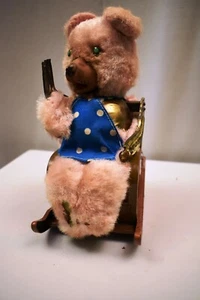 Vintage 1950S Modern Toys Tm Japan Battery Operated Bears Seated In Chair Old"2 - Picture 1 of 9
