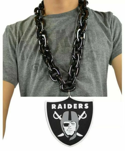 Fanfave Oakland Raiders Fanchain Foam Magnet - 10 inch