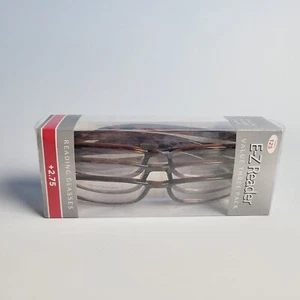 E-Z Reader Reading glasses +2.75 tortoise shell 53-17-148 eyewear c7 - Picture 1 of 6