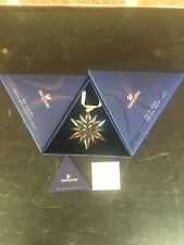 Swarovski Crystal 2011 Annual Snowflake Star Ornament 1092037 Certificate