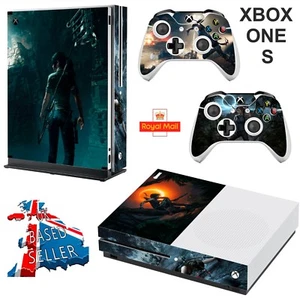 SHADOW OF THE THE TOMB RAIDER XBOX ONE S (SLIM) SKIN DECAL VINYL STICKER WRAP - Picture 1 of 8