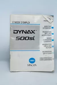 Brochure Mode d’Emploi Reflex Argentique MINOLTA Dynax/Maxxum 505si en Français - Foto 1 di 1
