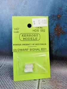Kerroby Models HO Escala 1/87 Señal Enana ED1 x 2 Kit Pieza Metal Blanco #HDS002 - Imagen 1 de 1