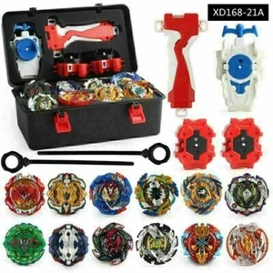 12PC/Set Beyblade Burst Evolution Arena Starter w/ Grip Launcher Box Battle Toy - Picture 1 of 12