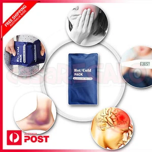 Hot and Cold Pack Reusable Microwaveable Heat Ice Gel Pack First Aid Pain Relief - Picture 1 of 3