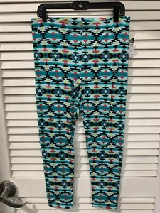 Rue 21 Girls Aztec Multicolor Soft Knit Leggings All Sizes New with Tags  - Picture 1 of 8
