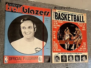 Portland Trail Blazers vs Cleveland Program 1974 Basketball + Magazine 1964 - Picture 1 of 3
