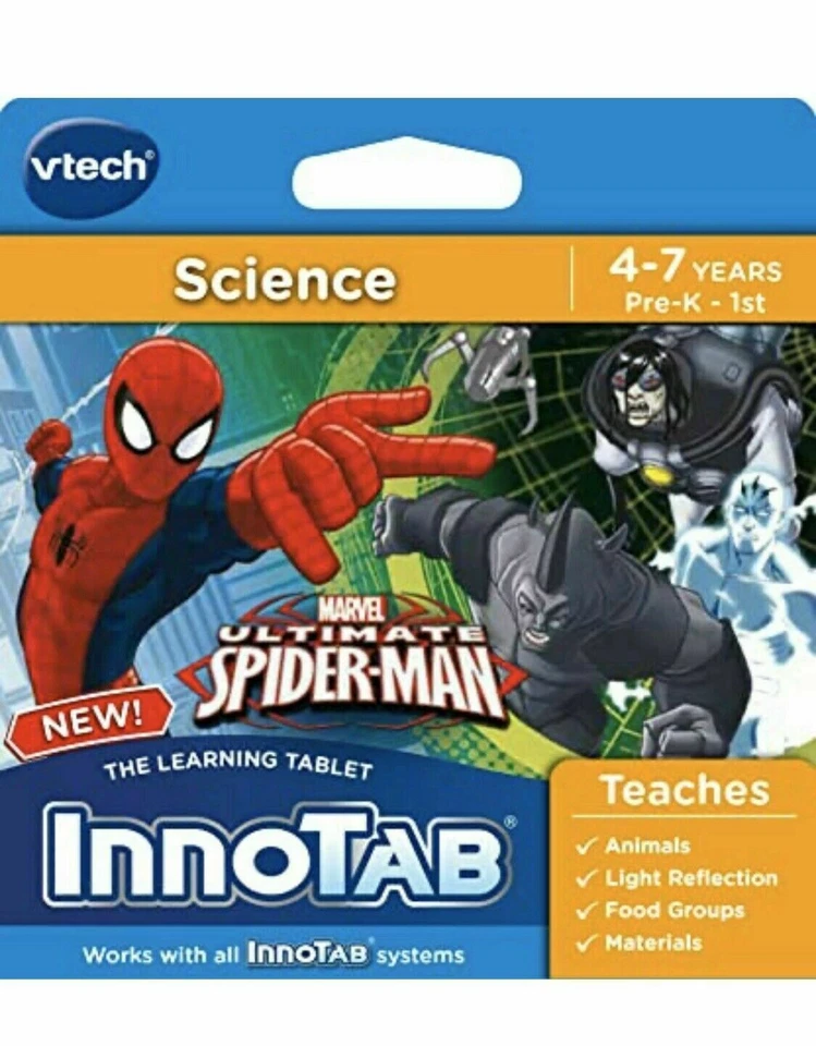 VTech Innotab Max InnoTV game ~ Marvel Ultimate Spiderman  - Image 1 of 1