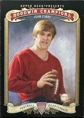 2012 Upper Deck Goodwin Champions #35 JOHN ELWAY card in Toploader Football - Image 1 of 2