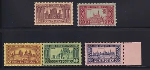 Poland 1954 Fi. 732a - 736 MNH** - Picture 1 of 1