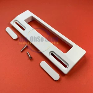 2 manijas de puerta nevera congelador 190 mm en blanco universal 90-170 mm ajuste ajustable - Imagen 1 de 3