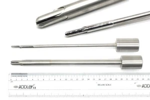 ADDLER LAPAROSCOPIC SAFETY TROCAR 5MM & 10MM SURGICAL ENDOSCOPY INSTRUMENTS 2PCS - Picture 1 of 10
