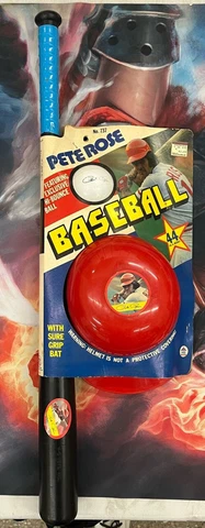 1978 HG Toys Pete Rose Baseball Complete in Package Bat/Helmet/Ball Cover