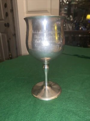 Antigua copa de agua esterlina de Reed and Barton #X115 Foto 1 de 4