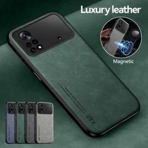 For Xiaomi Poco X5 X6 X7 Pro F6 M4 Pro Magnetic Hybrid Leather Phone Case Cover - Picture 1 of 28