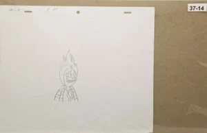 Beetlejuice Original Production Drawing Animation 37-14 Damaged Cond. - Imagen 1 de 3