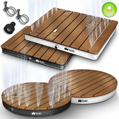 tillvex® Gartendusche Outdoor Bodendusche Außendusche Garten Pool Dusche Fußrad - Bild 1 von 4