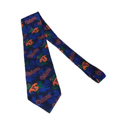 Florida Gators Sport Necktie Merge Left 100% Silk — 第 1/4 张图片