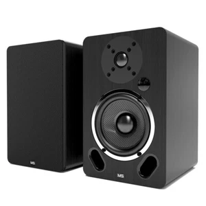 Bookshelf Speaker with Bluetooth, HDMI, Optical, RCA - AZATOM Equinox M5 Black - Picture 1 of 9