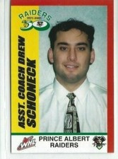 2001-02 Prince Albert Raiders (WHL) Drew Schoneck
