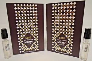 2 Vials Memo Paris Kedu Eau de Parfum Spray 2 ml/0.06 fl. oz. Each Free Ship/ - Picture 1 of 8