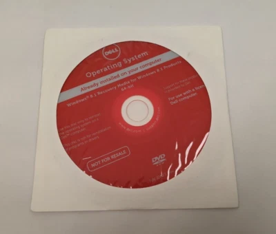 Dell Windows 8.1 64 Bit SEALED Reinstallation DVD Dell P/N 0RGH4G - Image 1 of 2