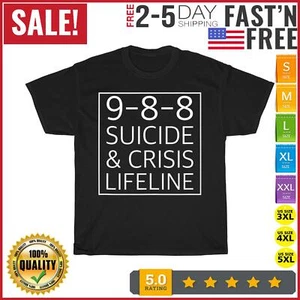 Suicide Crisis Lifeline 988 Vintage T-Shirt Herren Mode 2023 Damen T-Shirt kurz - Bild 1 von 9