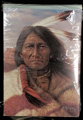 Set of 12 VTG LEANIN' TREE ALFREDO RODRIGUEZ Get Well Cards Two Feathers - Image 1 of 3