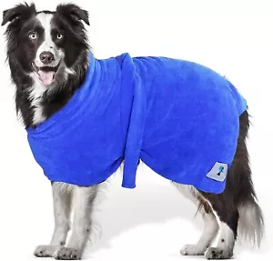 THE SNUGGLY DOG -Dog Towel, Quick-Drying Microfiber Dog Bathrobe Towel - Medium - Picture 1 of 17