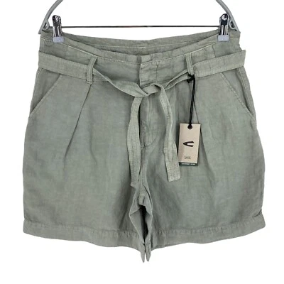 Camel Active Verde Lino Mezcla Bermudas Talla W28 - Imagen 1 de 4