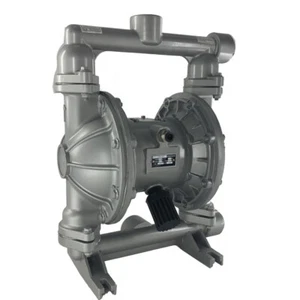 Druckluft-Doppelmembranpumpe Industrie NPT 1/2 Zoll QBK_25L 24GPM silber - Bild 1 von 11