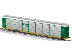 Lionel 6-19388 BURLINGTON NORTHERN 89’ Auto Rack Auto Carrier O-Scale NEW - Picture 1 of 3