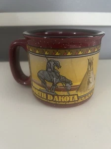 SOUTHWESTERN  NORTH DAKOTA PATTERN MULTI COLOR LARGE 12 OZ COFFEE MUG - Bild 1 von 7