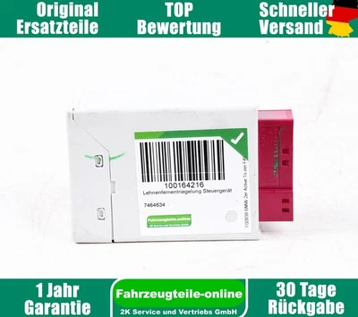 Lehnenfernentriegelung Centralina BMW 2er Active Tourer F45 7464634 - Immagine 1 di 3