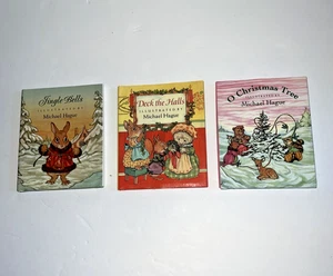 Mini Christmas Books illustrated by Michael Hague - First Edition Set of 3 - Imagen 1 de 11